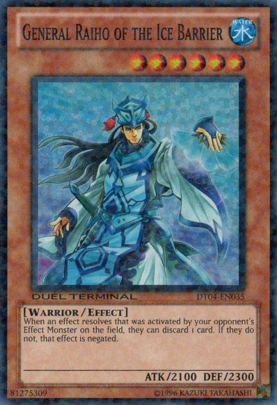 General Raiho of the Ice Barrier [DT04-EN035] Super Rare | Tables and Towers