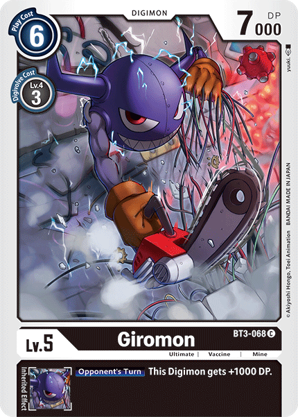 Giromon [BT3-068] [Release Special Booster Ver.1.5] | Tables and Towers