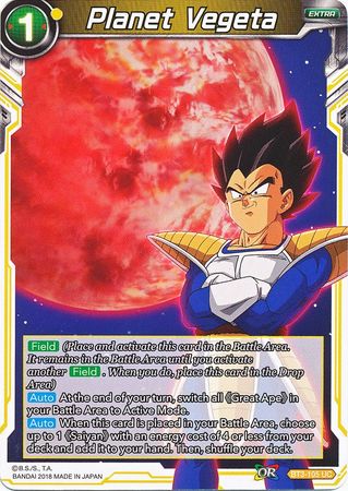 Planet Vegeta (BT3-105) [Cross Worlds] | Tables and Towers