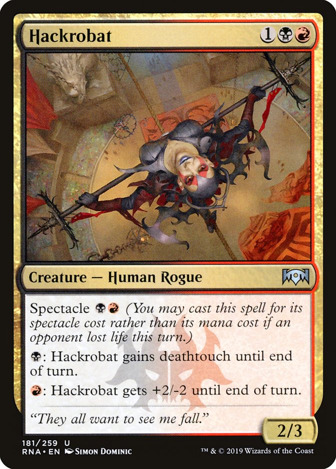 Hackrobat [Ravnica Allegiance] | Tables and Towers