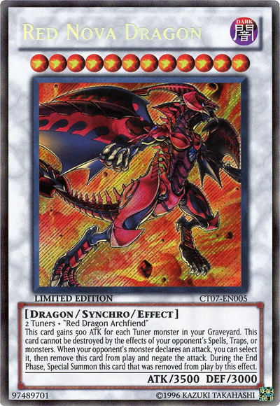 Red Nova Dragon [CT07-EN005] Secret Rare | Tables and Towers