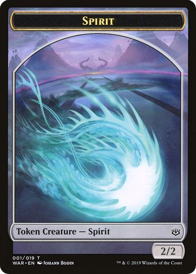 Dragon // Spirit Double-Sided Token [Challenger Decks 2020 Tokens] | Tables and Towers