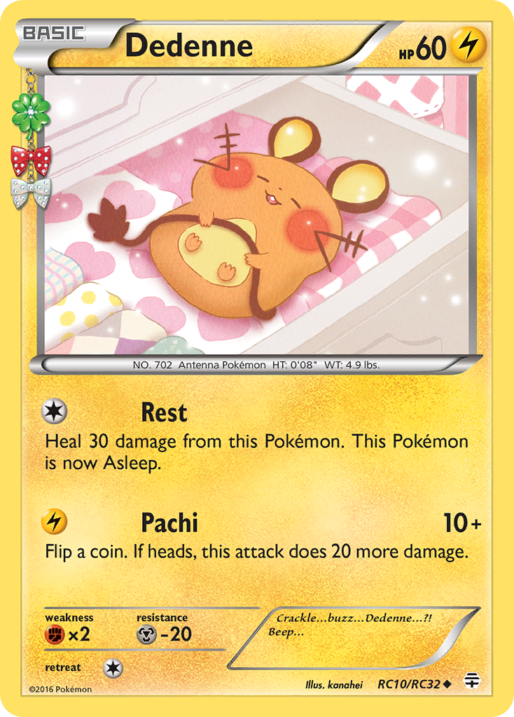 Dedenne (RC10/RC32) [XY: Generations] | Tables and Towers