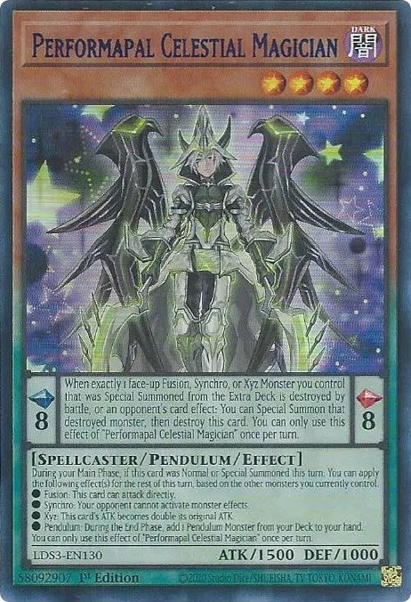 Performapal Celestial Magician (Blue) [LDS3-EN130] Ultra Rare | Tables and Towers