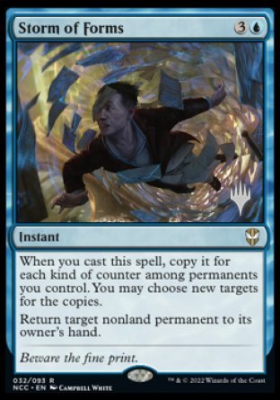 Storm of Forms (Promo Pack) [Streets of New Capenna Commander Promos] | Tables and Towers