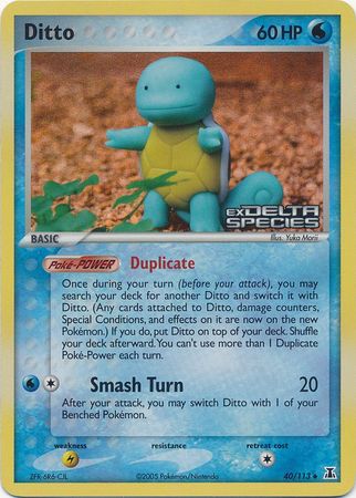 Ditto (40/113) (Stamped) [EX: Delta Species] | Tables and Towers