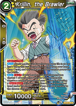 Krillin, the Brawler (BT14-105) [Cross Spirits] | Tables and Towers