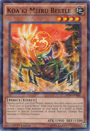 Koa'ki Meiru Beetle [BP03-EN066] Shatterfoil Rare | Tables and Towers