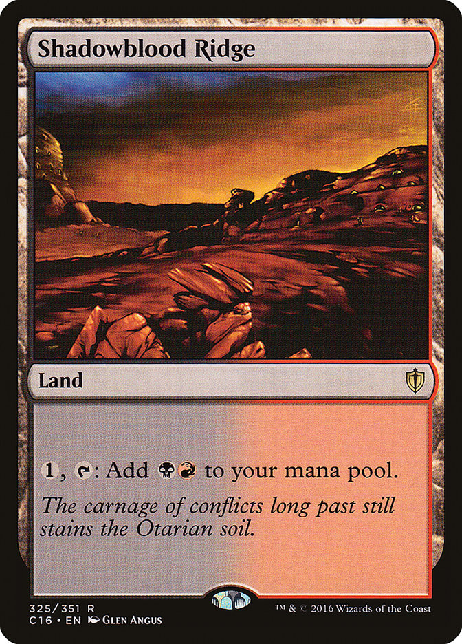 Shadowblood Ridge [Commander 2016] | Tables and Towers