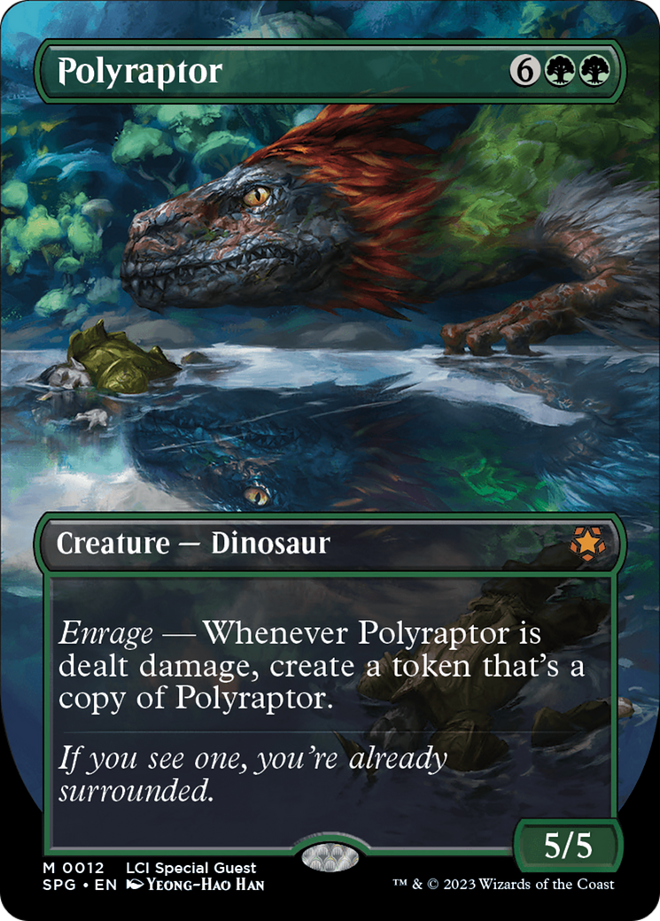 Polyraptor (Borderless) [The Lost Caverns of Ixalan Special Guests] | Tables and Towers