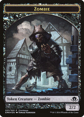 Zombie // Zombie Double-Sided Token [Eldritch Moon Prerelease Promos] | Tables and Towers