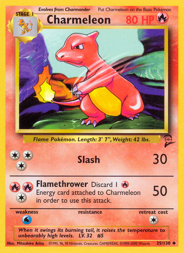 Charmeleon (35/130) [Base Set 2] | Tables and Towers