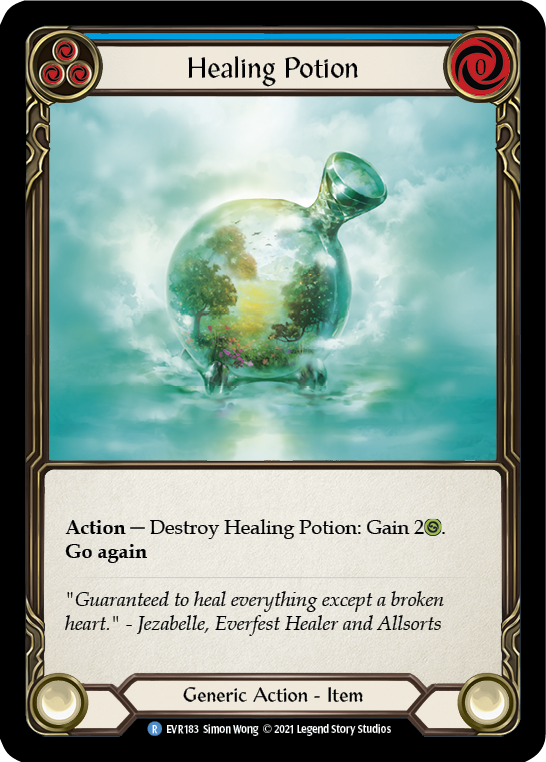 Healing Potion [EVR183] (Everfest)  1st Edition Cold Foil | Tables and Towers