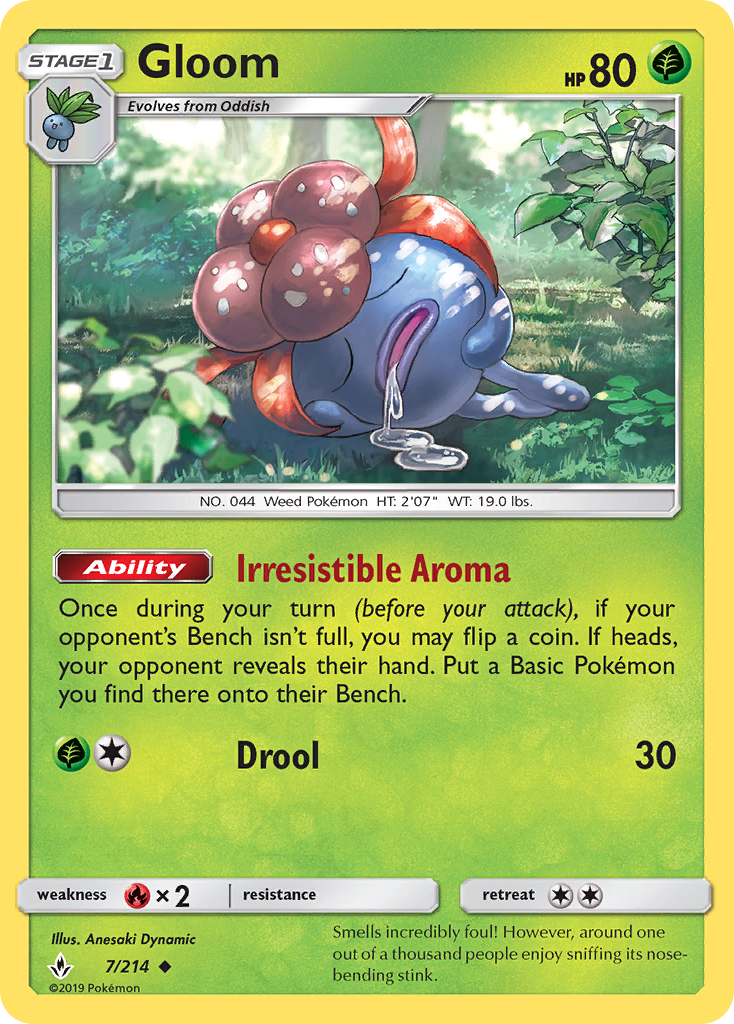 Gloom (7/214) [Sun & Moon: Unbroken Bonds] | Tables and Towers