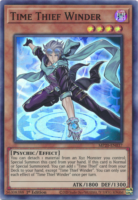 Time Thief Winder [MP20-EN037] Super Rare | Tables and Towers