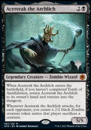 Acererak the Archlich (Promo Pack) [Dungeons & Dragons: Adventures in the Forgotten Realms Promos] | Tables and Towers