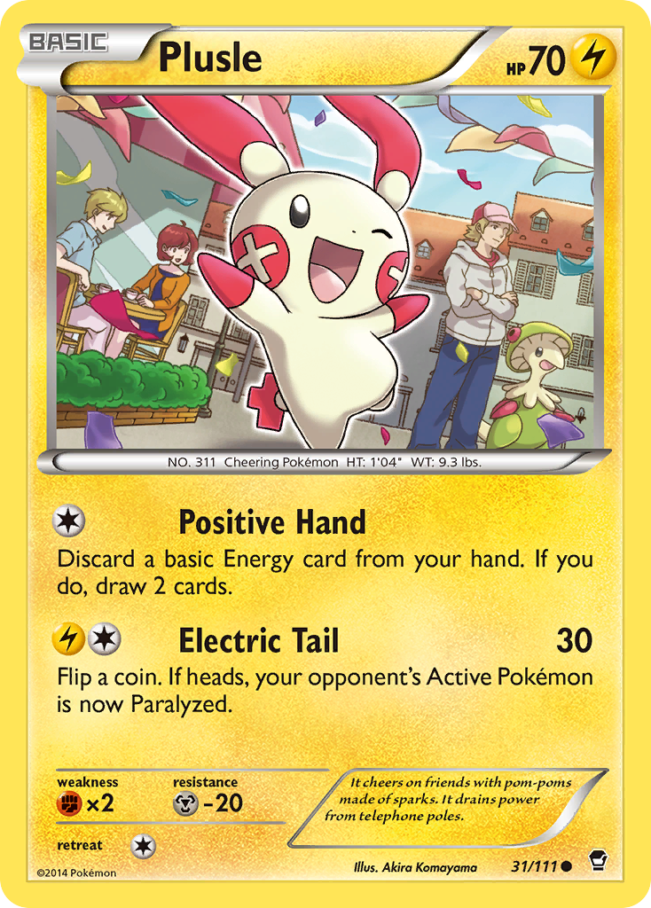 Plusle (31/111) [XY: Furious Fists] | Tables and Towers