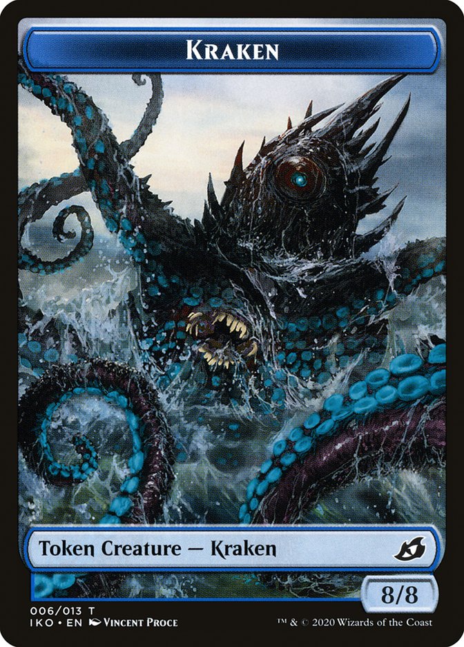 Kraken Token [Ikoria: Lair of Behemoths Tokens] | Tables and Towers