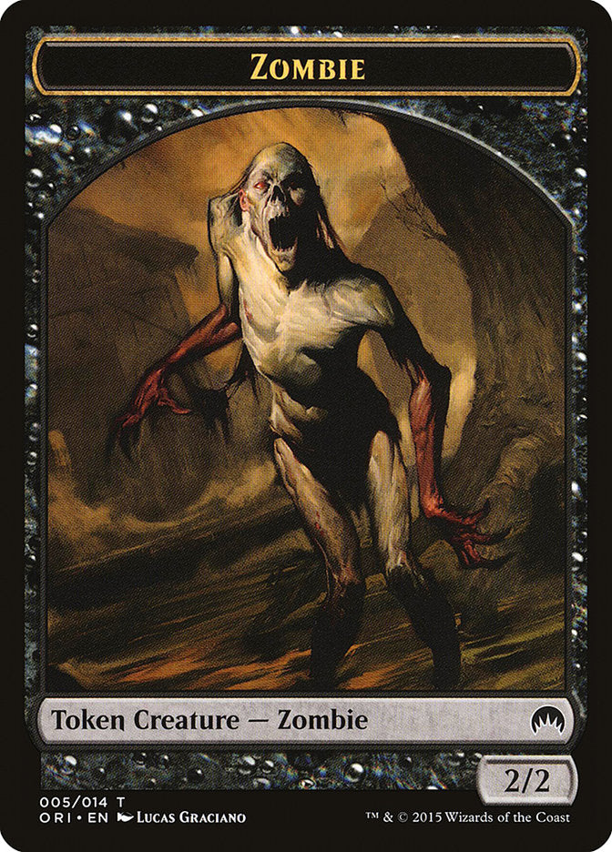 Zombie Token [Magic Origins Tokens] | Tables and Towers