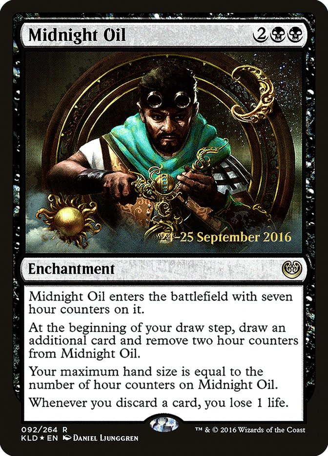 Midnight Oil [Kaladesh Prerelease Promos] | Tables and Towers