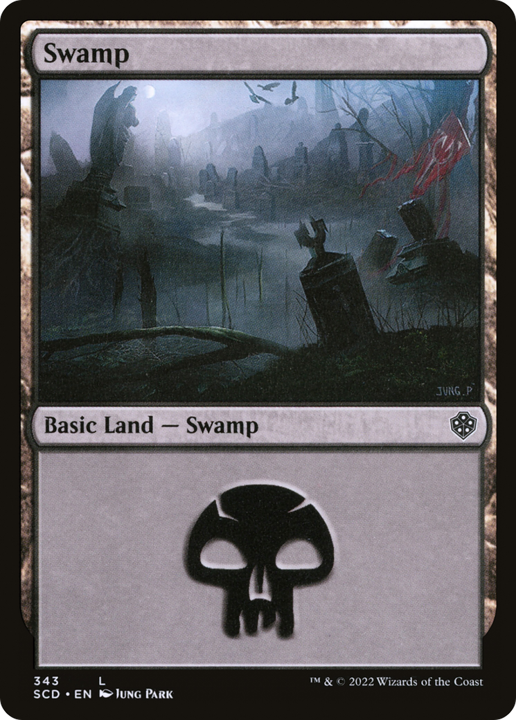 Swamp (343) [Starter Commander Decks] | Tables and Towers