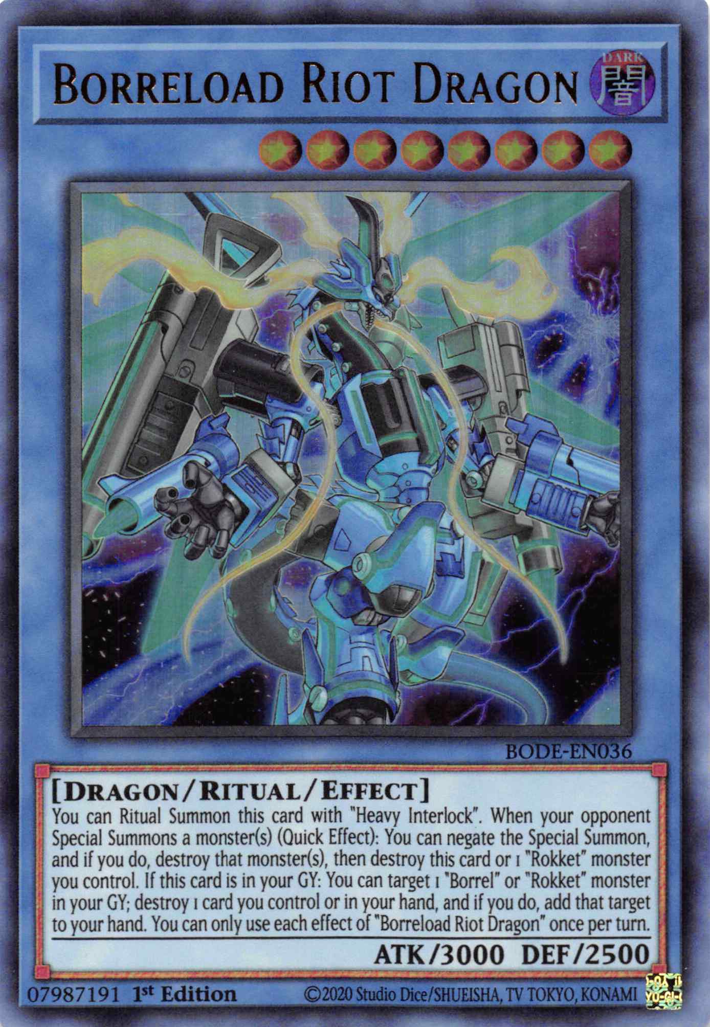 Borreload Riot Dragon [BODE-EN036] Ultra Rare | Tables and Towers