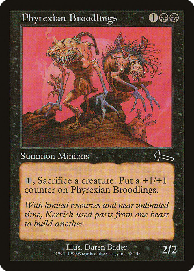 Phyrexian Broodlings [Urza's Legacy] | Tables and Towers