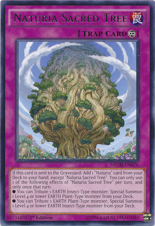 Naturia Sacred Tree [NECH-EN076] Rare | Tables and Towers