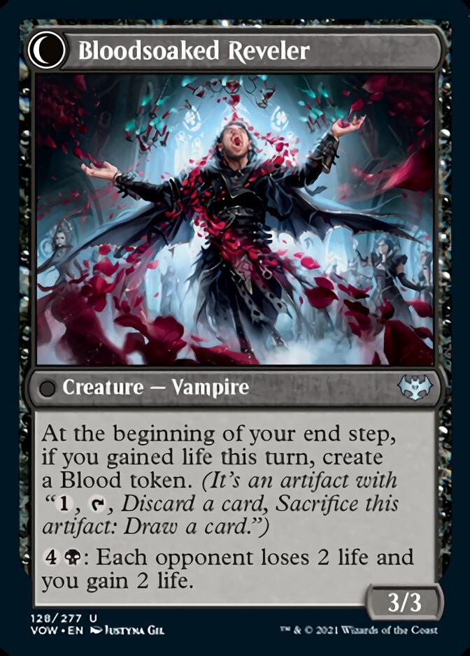 Restless Bloodseeker // Bloodsoaked Reveler [Innistrad: Crimson Vow] | Tables and Towers