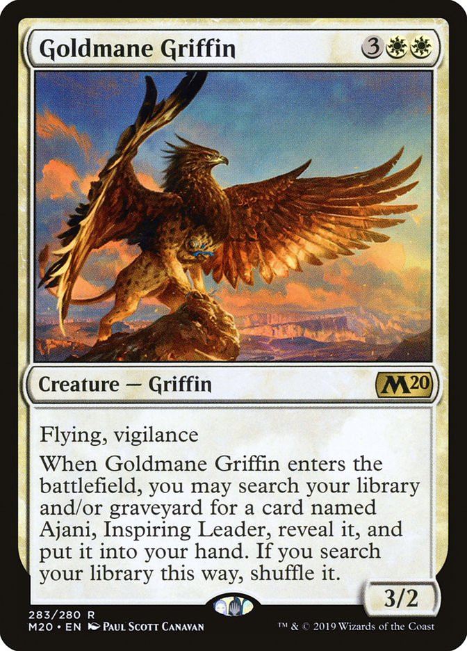 Goldmane Griffin [Core Set 2020] | Tables and Towers