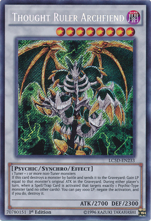 Thought Ruler Archfiend [LC5D-EN233] Secret Rare | Tables and Towers