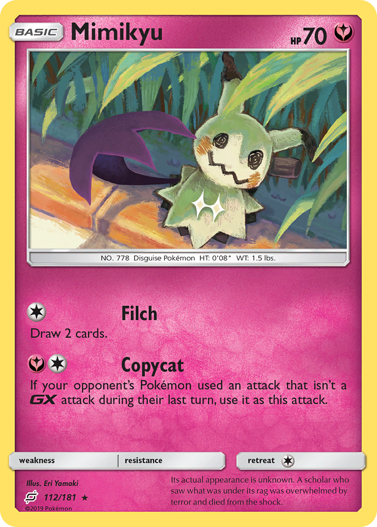 Mimikyu (112/181) [Sun & Moon: Team Up] | Tables and Towers