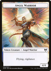 Treasure // Angel Warrior Double-Sided Token [Kaldheim Tokens] | Tables and Towers