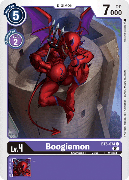 Boogiemon [BT6-074] [Double Diamond] | Tables and Towers