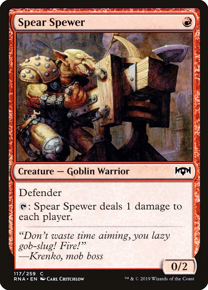 Spear Spewer [Ravnica Allegiance] | Tables and Towers