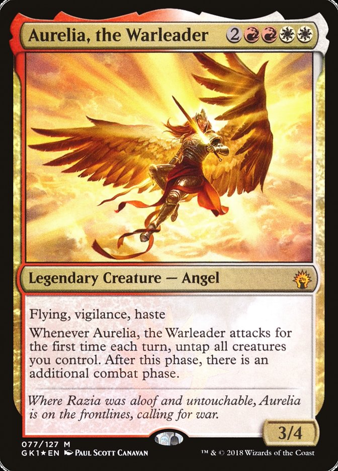 Aurelia, the Warleader [Guilds of Ravnica Guild Kit] | Tables and Towers