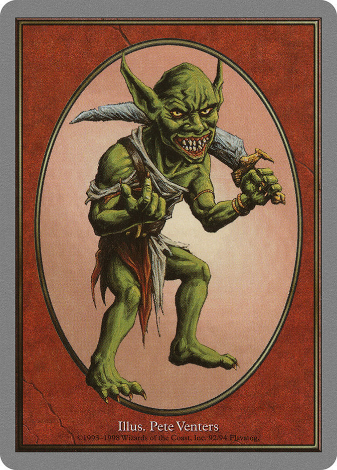 Goblin Token [Unglued Tokens] | Tables and Towers