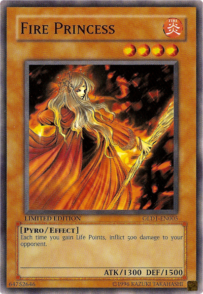 Fire Princess [GLD1-EN005] Common | Tables and Towers