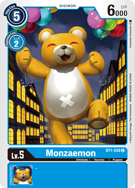 Monzaemon [BT1-038] [Release Special Booster Ver.1.0] | Tables and Towers