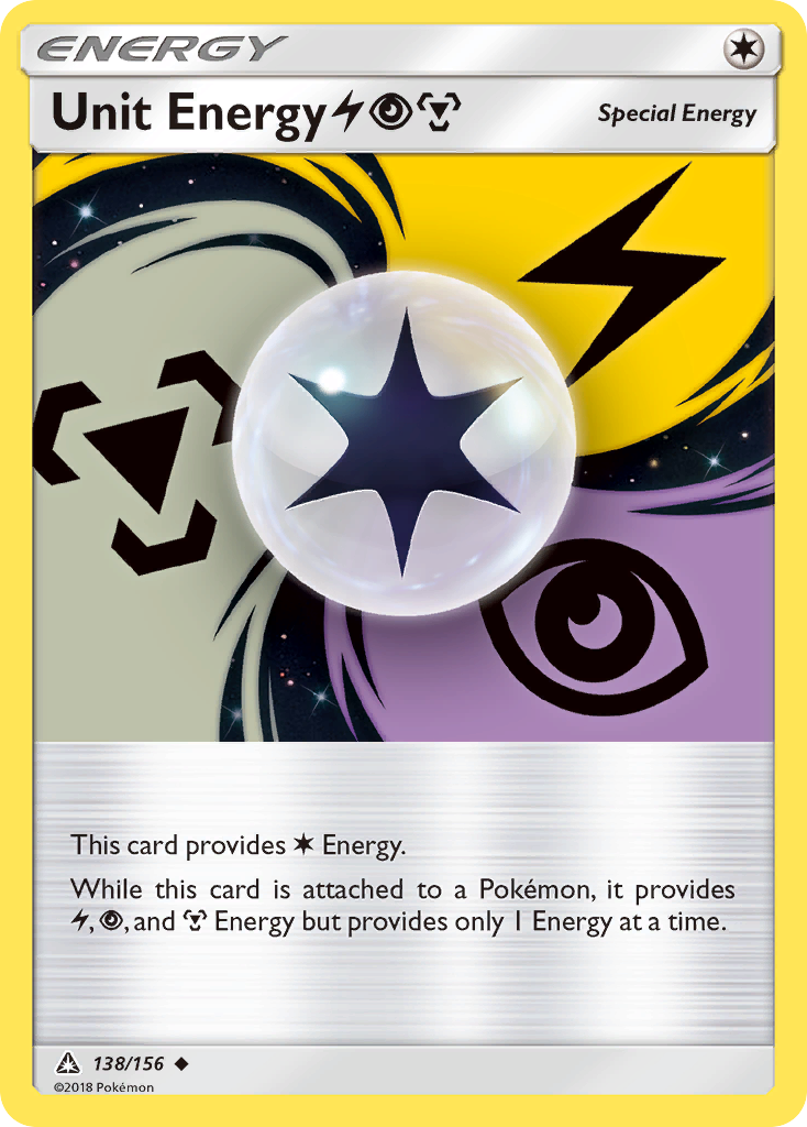 Unit Energy (138/156) (Lightning, Psychic, Metal) [Sun & Moon: Ultra Prism] | Tables and Towers