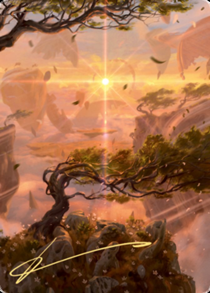 Windswept Heath Art Card (Gold-Stamped Signature) [Zendikar Rising Art Series] | Tables and Towers