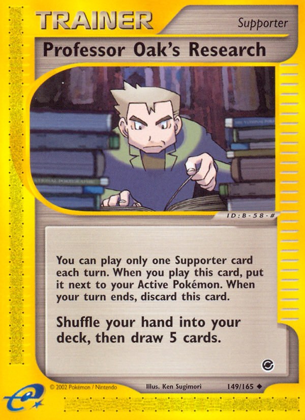 Professor Oak's Research (149/165) [Expedition: Base Set] | Tables and Towers