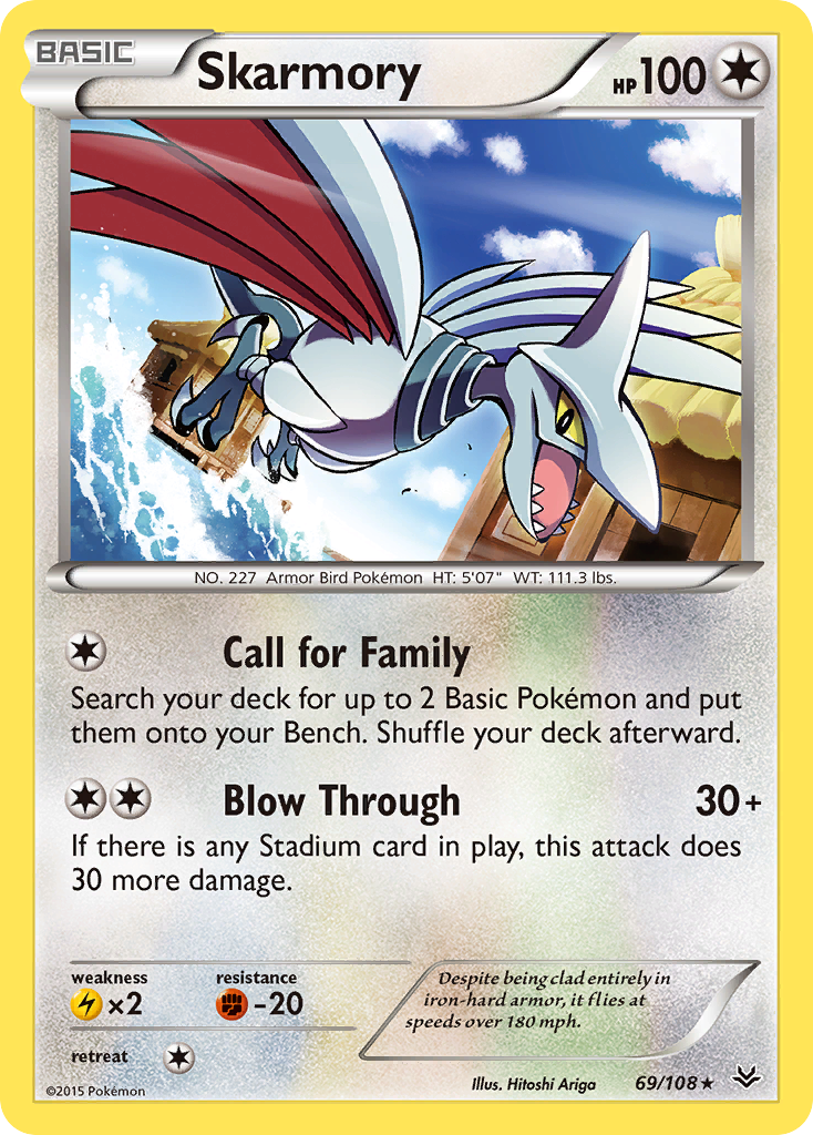 Skarmory (69/108) [XY: Roaring Skies] | Tables and Towers