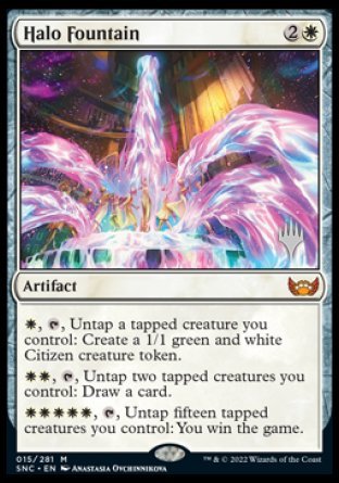 Halo Fountain (Promo Pack) [Streets of New Capenna Promos] | Tables and Towers