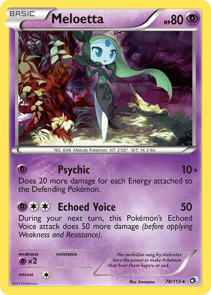 Meloetta (78/113) [Black & White: Legendary Treasures] | Tables and Towers