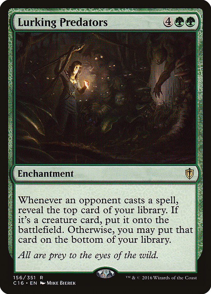 Lurking Predators [Commander 2016] | Tables and Towers