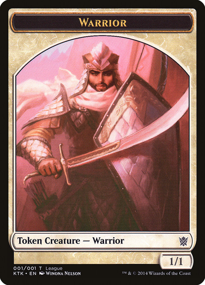 Warrior Token [League Tokens 2014] | Tables and Towers