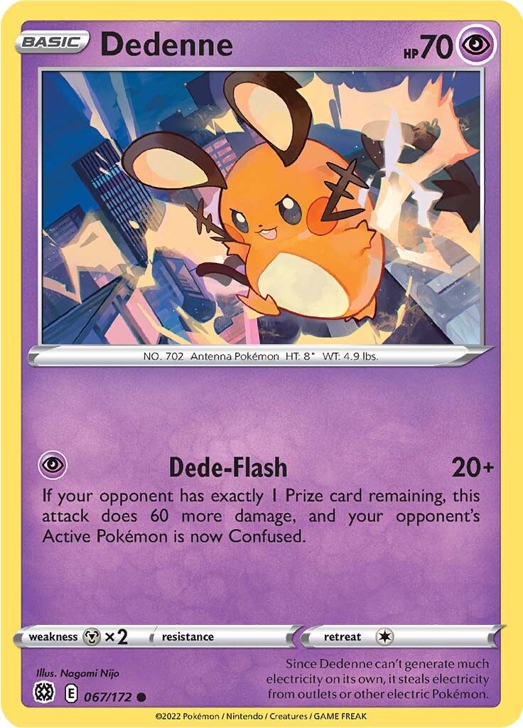 Dedenne (067/172) [Sword & Shield: Brilliant Stars] | Tables and Towers