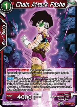 Chain Attack Fasha (Uncommon) (BT13-007) [Supreme Rivalry] | Tables and Towers