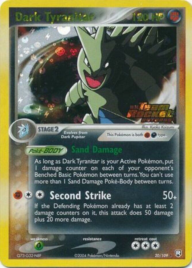 Dark Tyranitar (20/109) (Stamped) [EX: Team Rocket Returns] | Tables and Towers